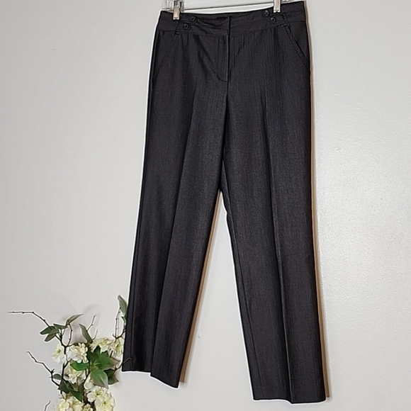 Larry Levine Suit Slacks Dress Pants Stretch Sheen Tailor Office Trouser Summer - Picture 2 of 13